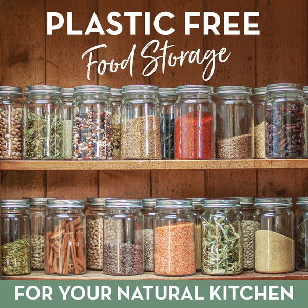 plastic free food storage jars