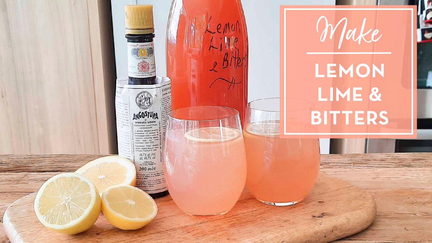 Best Homemade Lemon Lime and Bitters Syrup Concentrate Recipe Country