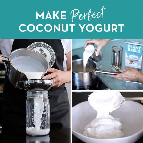 homemade coconut yogurt