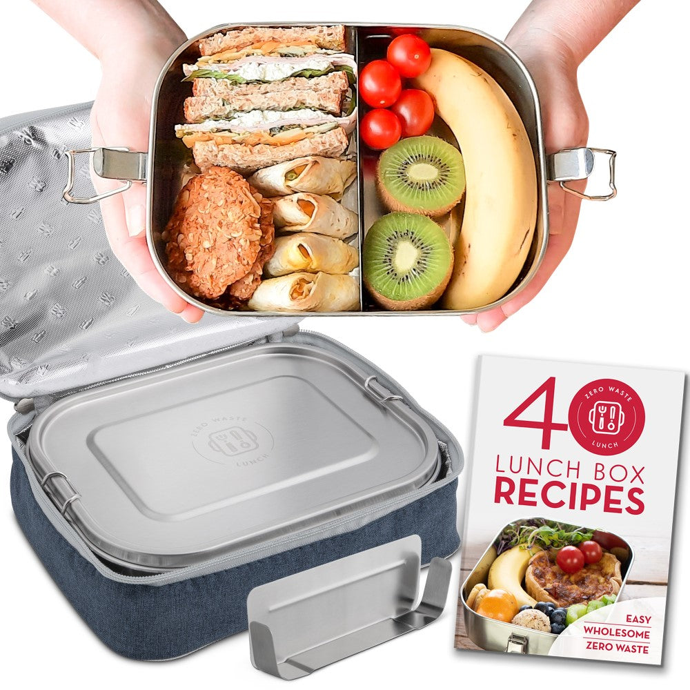 Greater Good. Stainless Steel Lunch Box with 3 Compartments - 1400 ml