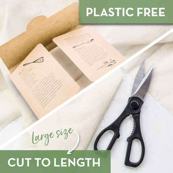 cheesecloth plastic free