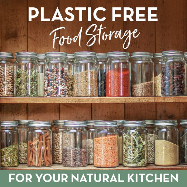 Plastic free kitchen storage