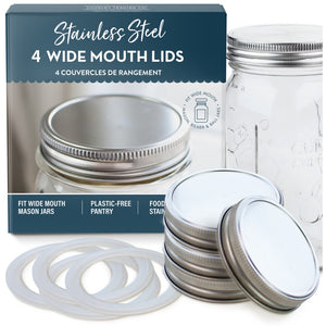 stainless steel lids for preserving jars